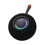 Portable Wireless Bluetooth Speakers, IPX6 Waterproof Small Shower Speaker, Loud Stereo Sound with Carry Lanyard for Outdoor (Black)
