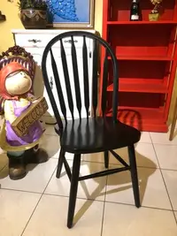 在飛比找Yahoo!奇摩拍賣優惠-＊歐閣傢俱傢飾＊美式鄉村餐椅 溫莎椅 實木餐椅 原木餐椅 書