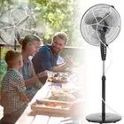 Tesmotor Outdoor Fan Misting Kit - 19.6FT Misting Line + 4 360°Rotatable Brass N