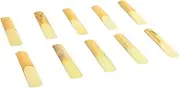 Saxophone Reeds, Professional Alto Saxophone Reeds Wooden Color 10 Pieces Clear Voice for Saxophone Performance (Size 2)
