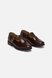 Chocolate T Bar Shoe