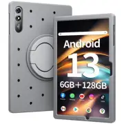 10.51 Inch Tablet, 6GB RAM 128GB ROM, Android 13 Tablet with Decorative Perfo...