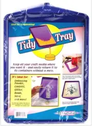 Large Tidy Tray - Eliminates Glitter, Embossing Powder Seed Beads Waste #1611