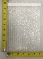 100 5.5x8.5 Double-Wall Clear Self-Sealing Bubble Out Pouches/Bubble Bags