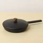 Arai Kobo Yamagata Casting Cast Iron Frying Pan with Lid Japanese Crafts New
