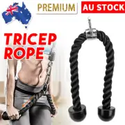 Tricep Rope Multi Cable Press Down Push Pull Cords Bodybuilding Fitness Home AU