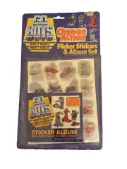 GO BOTS Change Action Flicker Stickers & Album Set SEALED GOBOTS Vintage 1984