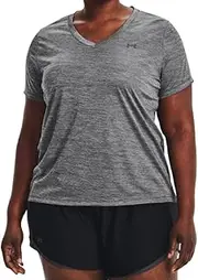 [Under Armour] Women's Plus Size UA Velocity Twist Short Sleeve Shirt