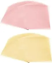 uxcell 60 Sheets Vellum Paper 8.5x11inches, Printable Translucent Paper 100GSM Colored for Invitations Laser Inkjet Printing Card Making Crafting Wedding Tracing, Beige Gold/Pink