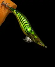 Nakatomi Squid Jig Radiant Green Tiger Prawn Size 3.5 Pro egi Fishing Lure