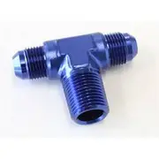 Aeroflow Tee with NPT On Side 1/2" to -8AN, AF825-08-08