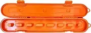 Locker for 6-20inch Portable Plastic Home Chainsaw Chain Storage Case Waterproof(Orange)