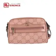 Gucci 574493 Gg Offidia Baban Pochette Diagonal Shoulder Bag Pink Ladies. Used