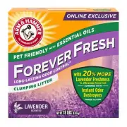Arm & Hammer Forever Fresh Clumping Cat Litter Lavender, MultiCat 18lb with 2...