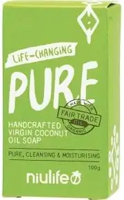 Niulife Coconut Oil Soap Pure 100g