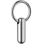 Small Pill Case Keychain Portable Pill Container Waterproof Titanium Pocket P...