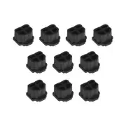 RJ11 Anti Dust Plug Port Dust Silicone Covers Caps Stoppers Black 20pcs