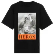 Heron Preston Boxed Heron Logo Black T-Shirt