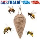 _ Crochet Wasp Nest Decoy Wasp Deterrent Decoy with Hook for Housewarming Gift