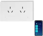 Matter Wall Plug UseeLink 16A Smart Power Point Alexa/Googglle Home Smart Socket Voice and Remote Control, Matter hub is Required Works,SAA Certified,2.4 GHz