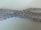 Crystal, Lovely Pale Mauve Colour 4mm Faceted Rounds, 83 Beads Approx!