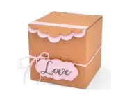 Sizzix ScoreBoards XL Die Box Gift w/Scallop Edges by Eileen Hull Multicolor