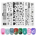 Art Geometric Template Mold Nail Stamping Plate Stencil Tools Stamping Template