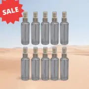 10 Pcs 100 mL/3.4 Oz Plastic Transparent Empty Multi Purpose Misty Spray Bottles
