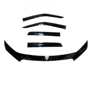 Bonnet Protector, Weathershields For Isuzu Dmax MY21/22/23/24 Window Visors Tinted