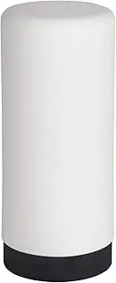WENKO Dish Soap Dispenser for Kitchen Sink, Squeeze Bottle for Liquid and Hand Lotion, Round Refillable Plastic Bottles, Easy to Fill and to use, 8.5 oz, White