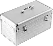 domoi Aluminum and Eva Hard Drive Protective Case 8X3.5 Inch and 6X2.5 Inch Slots for Hard Drive Classification and Storage, 500130914