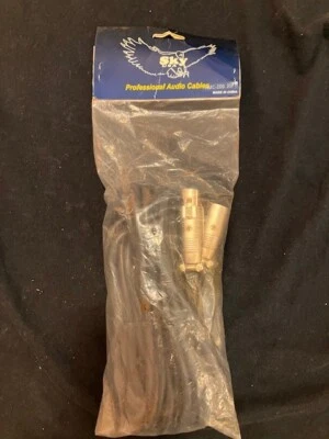 SKY HMC-200 -20'ft MICROPHONE CABLE-XLR-F TO XLR-M (new) black