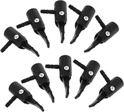 ZUNOXAZ 10pcs Locking Air Chuck Adapter Plastic Nozzle for Car Tire Inflator Air Compressor Attachments Compatible with Bicycle Wheels Quick and Convenient Inflation