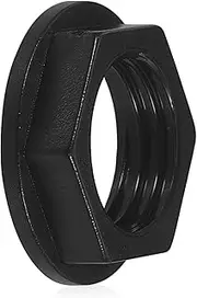 WHAMVOX Nut for Cliff UK S Durable Black Audio Socket Component Compatible with Various UK Jack Models
