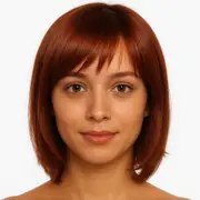 Bob Wig Costume Short Straight Fringe Cosplay Party Full Hair Womens Fancy Dress - Bronze