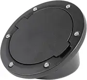 Fuel Tank Cap Cover Decoration With Key Lock ABS Aluminum Alloy Compatible For Jeep Wrangler TJ 1997-2006 Car Exterior Accessories(No logo A)