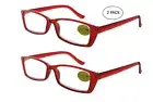 2 x Cheap Ladies Cats Eye Reading Glasses Purple Mauve + 1.0 1.5 2.0 2.5 3.0 3.5