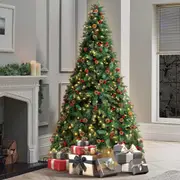 Mazam LED Christmas Tree 1.8M/2.1M/2.4M Xmas Trees Decorations Green Ornaments