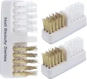 SHERCHPRY Nail Drill Tools Cleaner 3pcs Brush Set for Professional Nail Art Home Use