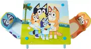 Bluey Kids Table and 2 Chairs Set Table and Chairs Official Homewares