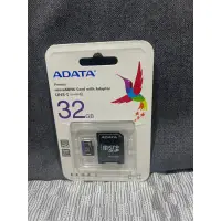 在飛比找蝦皮購物優惠-ADATA 32GB記憶卡