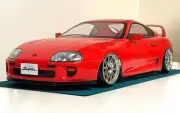 Tamiya 1/10 80 Supra RC Radio-controlled car, painted, radio-controlled car body
