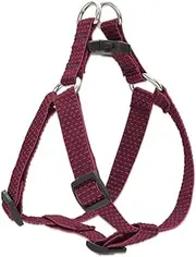 LupinePet Eco 3/4" Berry 15-21" Step In Harness for Small Dogs