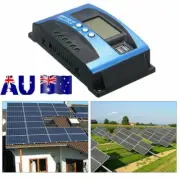 MPPT 100A Solar Panel Regulator Charge Battery Controller Dual USB 12V/24V LCD