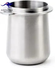 | 54Mm Dosing Cup | Brushed Silver | 100% Stainless Steel | Espresso Coffee