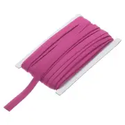 1/2 Inch Double Fold Bias Tape Continuous Bulk Bias Tape(Rose Red 25 Yards)