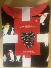 Wondershop at Target Toddler 2-piece Penguins Sleep Set; Size 12 mos; New