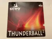 GEWO THUNDERBALL 2 TABLE TENNIS RUBBER