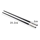 1 Pair Household Chopsticks Tableware Alloy black chopsticks Style NEW G8W0