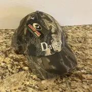 Vintage Brand Mossy Oak Break Up Camo Trucker Hat Snapback Made In USA New